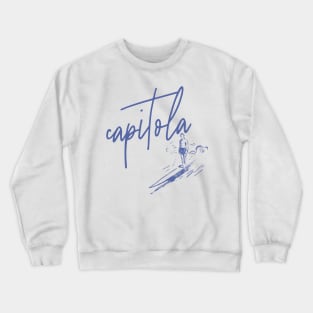 Capitola California Surfer Crewneck Sweatshirt